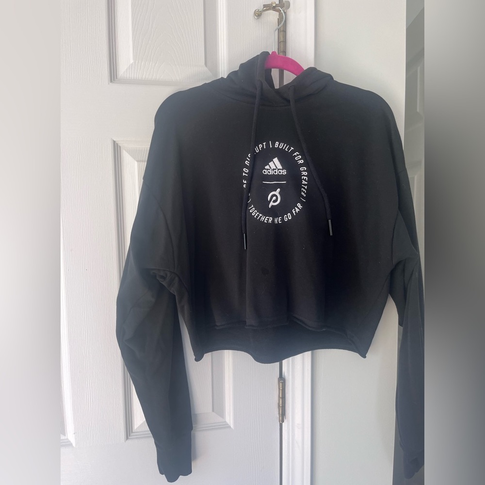 Peloton Adidas Collection Cropped Hoodie